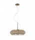 Classic Hanging Pendant Antique Bronze 5 Light  with Crystal Shade, G9 - 2