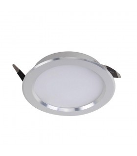 Modern Technical LED Recessed Ceiling Silver, Warm and slightly White 2700K 550lm - 2
