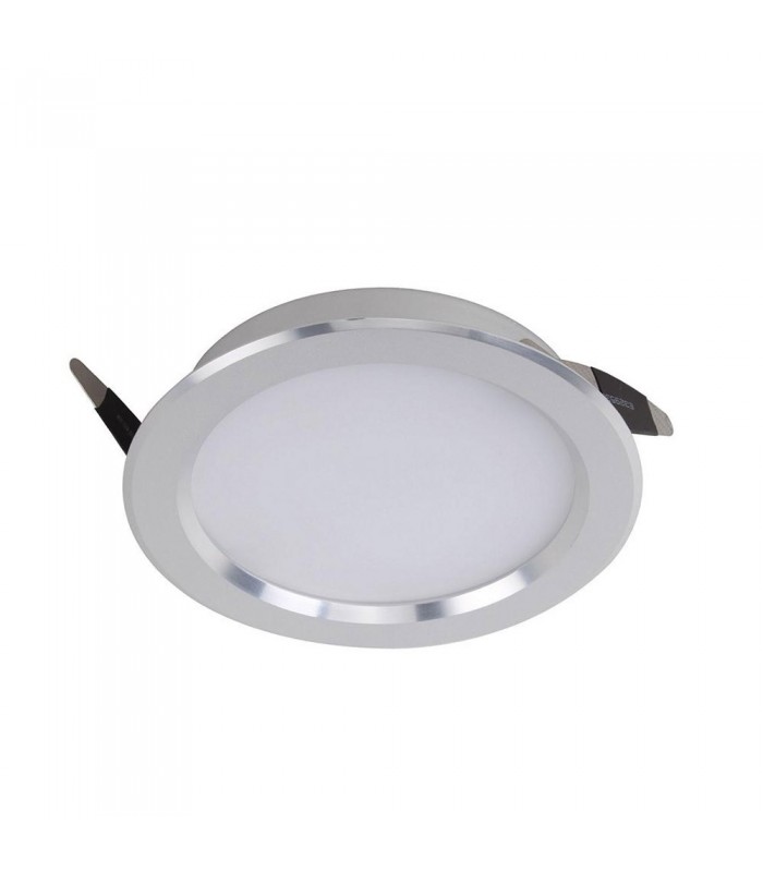 Modern Technical LED Recessed Ceiling Silver, Warm and slightly White 2700K 550lm - 2