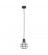 Industrial And Retro Hanging Pendant Black 1 Light , E27 - 1