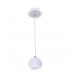 Modern Hanging Pendant White 1 Light  with White Shade, GU10 - 2