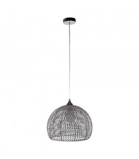 Modern Hanging Pendant Chrome, Aluminum 1 Light  with Aluminum Shade, E27 - 1