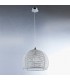 Modern Hanging Pendant Chrome, Aluminum 1 Light  with Aluminum Shade, E27 - 2
