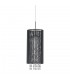 Hanging Pendant Black 1 Light  with Crystal Shade, E14 - 1