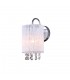 Wall Lamp White 1 Light  with White Cloth Shade, E14 - 1