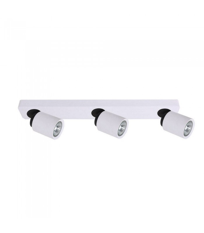 Modern Spotlights White 3 Light  with White Shade, GU10 - 1