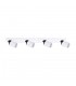 Modern Spotlights White 4 Light  with White Shade, GU10 - 1