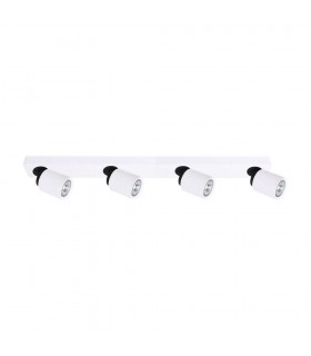 Modern Spotlights White 4 Light  with White Shade, GU10 - 1