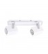 Modern Spotlights Chrome 2 Light  with White Shade, GU10 - 1