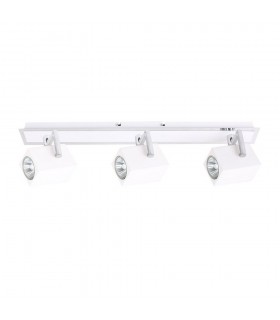 Modern Spotlights Chrome 3 Light  with White Shade, GU10 - 1