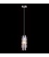 Modern Hanging Pendant Chrome 1 Light  with Clear Shade, E27 - 1