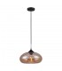 Industrial And Retro Hanging Pendant Black 1 Light  with Shining Shade, E27 - 1
