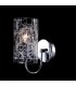 Modern Wall Lamp Chrome 1 Light  with Glass Shade, E14 - 1