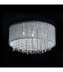 Modern Flush Ceiling Light Silver 7 Light , G9 - 1