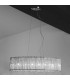 Modern Hanging Pendant Silver 6 Light  with Clear Shade, G9 - 3