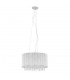 Modern Hanging Pendant Silver 7 Light  with Anodized Aluminum, Chocolate Shade, G9 - 2