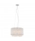 Modern Hanging Pendant Silver 7 Light  with Anodized Aluminum, Chocolate Shade, G9 - 3