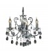 Classic Wall Lamp Chrome 3 Light  with Crystal Shade, E14 - 1