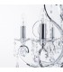 Classic Chandeliers Chrome 6 Light  with Crystal Shade, E14 - 3