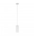 Modern Hanging Pendant Chrome 1 Light  with White, Clear Shade, E27 - 3