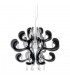 Modern Hanging Pendant Black 1 Light , E27 - 1