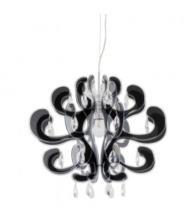Modern Hanging Pendant Black 1 Light , E27 - 1