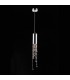 Classic Hanging Pendant Chrome 1 Light  with Crystal Shade, GU10 - 1