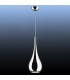 Modern Hanging Pendant Chrome 1 Light  with Metal Alloy Shade, E27 - 1