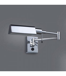 Industrial And Retro Bedside Lamp Chrome 1 Light , E14 - 1