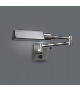 Industrial And Retro Bedside Lamp Satin 1 Light , E14 - 1