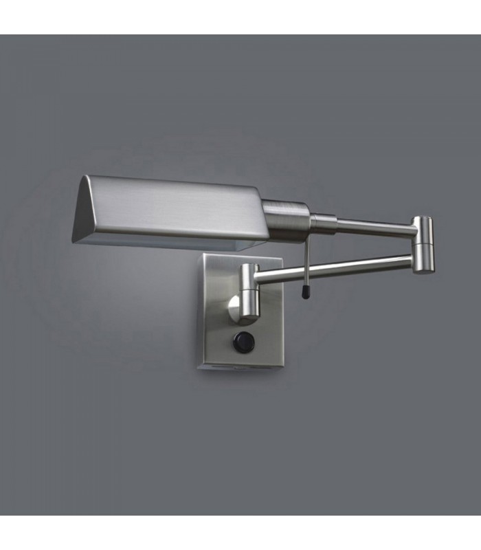 Industrial And Retro Bedside Lamp Satin 1 Light , E14 - 1