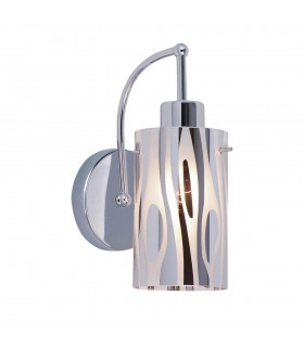Modern Wall Lamp Chrome 1 Light , E27 - 1