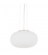 Modern Hanging Pendant White 2 Light  with Matt Shade, E27 - 1