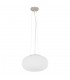 Modern Hanging Pendant White 2 Light  with Matt Shade, E27 - 2