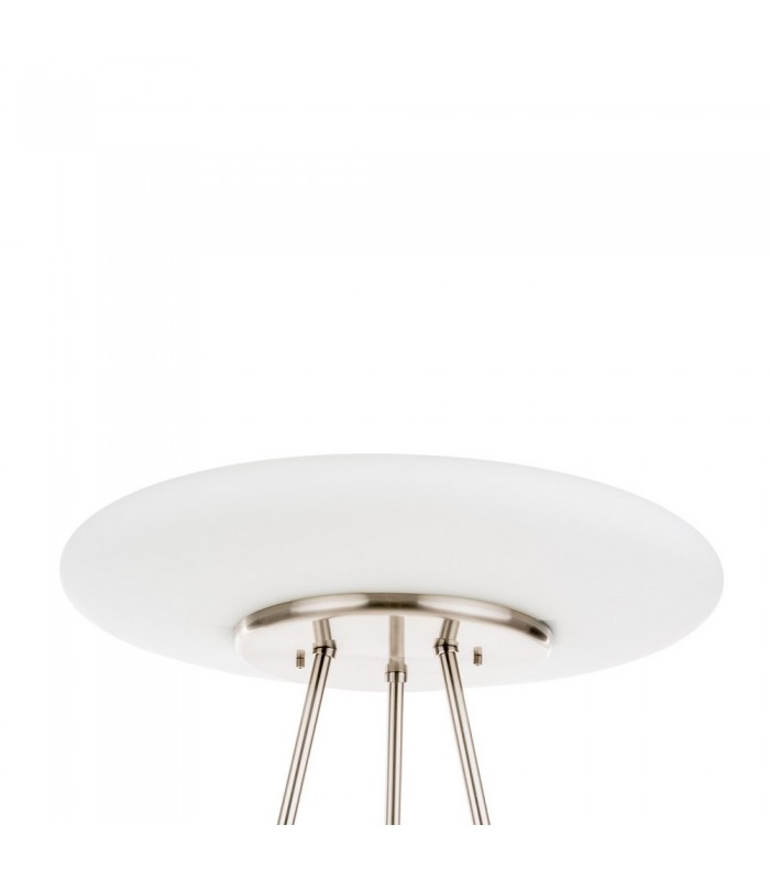 Modern Floor Lamp White 3 Light  with Matt Shade, E27 - 3