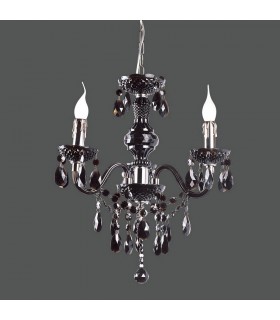 Classic Chandeliers Black 3 Light , E14 - 2