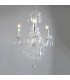 Classic Chandeliers Chrome 3 Light  with Clear Shade, E14 - 1