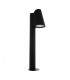 Modern Bollard Lamp Black 1 Light  with Clear Shade, E27, IP44 - 5