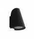 Modern Outdoor Wall Lamp Black 1 Light  with Clear Shade, E27, IP44 - 1