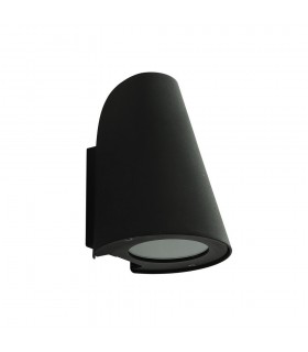 Modern Outdoor Wall Lamp Black 1 Light  with Clear Shade, E27, IP44 - 1