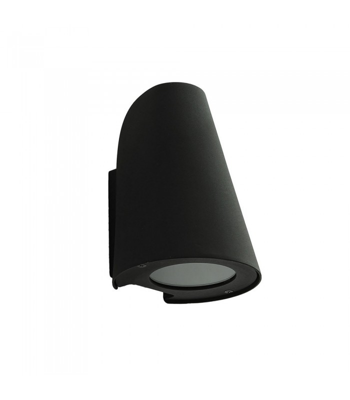 Modern Outdoor Wall Lamp Black 1 Light  with Clear Shade, E27, IP44 - 3