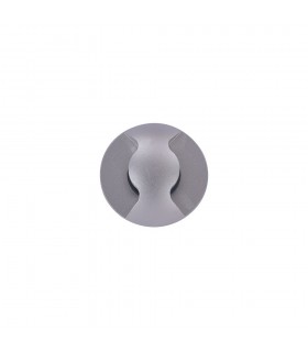 Modern LED Outdoor Wall Lamp Silver, Warm White 3000K 300lm, IP44 - 2