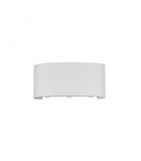 Modern LED Outdoor Wall Lamp White, Warm White 3000K 420lm, IP44 - 2