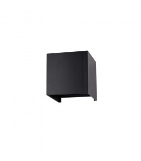 Modern LED Outdoor Wall Lamp Black, Warm White 3000K 300lm, IP44 - 2