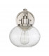 1 Light Wall Light, Brushed Nickel, E27 - 2