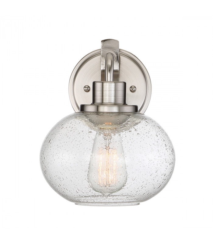 1 Light Wall Light, Brushed Nickel, E27 - 3
