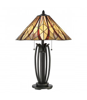 Tiffany Table Lamp Valiant Bronze E27