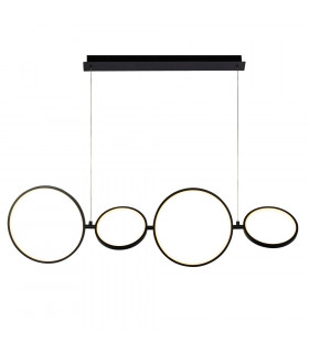 4 Light Led Ring Pendant