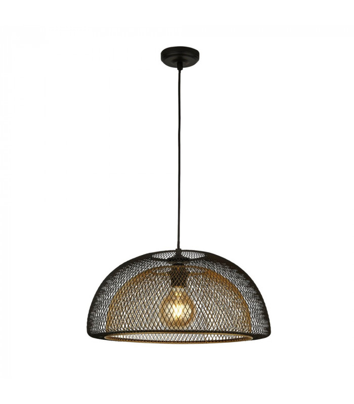 1 Light Double Layered Mesh Pendant