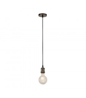 Chrome 1 Light Cable Suspension With 1.5Mtr Textile Cable